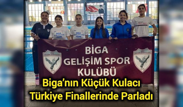 Biga’nın Küçük Kulacı Türkiye Finallerinde Parladı