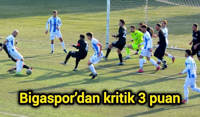 Bigaspor’dan kritik 3 puan