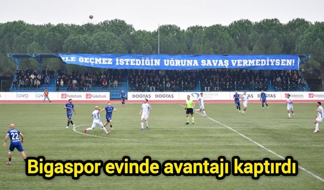 Bigaspor evinde avantajı kaptırdı