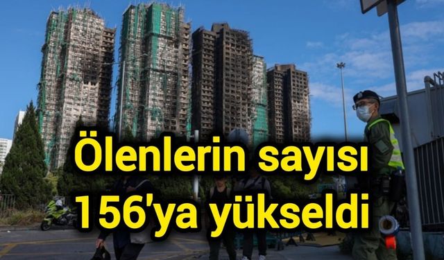 Ölenlerin sayısı 156'ya yükseldi