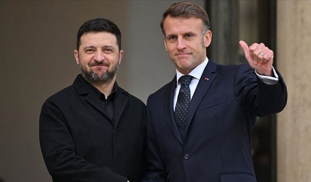 Macron ve Zelenskiy görüştü
