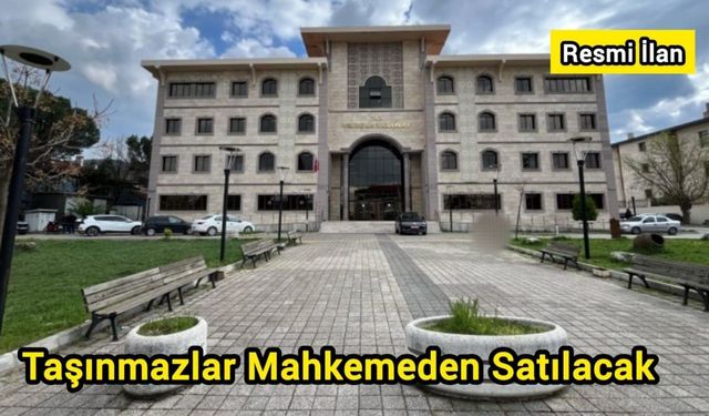 Taşınmazlar Mahkemeden Satılacak