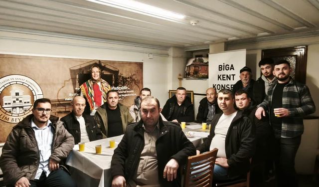 Biga Yörükler Derneği’nde Bayrak Değişimi