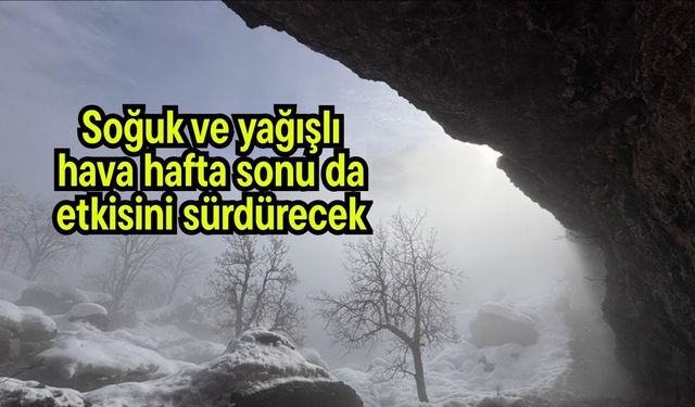 Soğuk ve yağışlı hava hafta sonu da etkisini sürdürecek