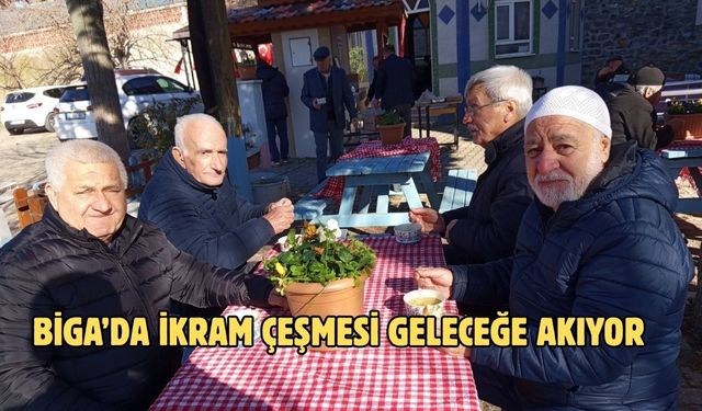 Çanakkale Biga’da ikram çeşmesi geleceğe akıyor