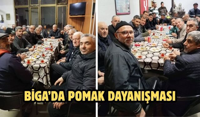 Biga’da Pomak Dayanışması