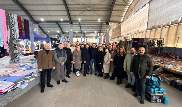 Ayağının Tozuyla Pazara İndi: Biga Esnafının Yeni Başkanı Sahada