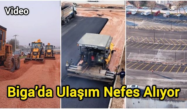 Biga’da Ulaşım Nefes Alıyor
