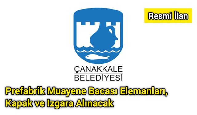 Prefabrik Muayene Bacası Elemanları, Kapak ve Izgara Alınacak
