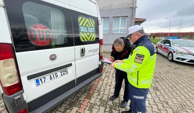 Çanakkale'de öğrenci servisleri denetlendi