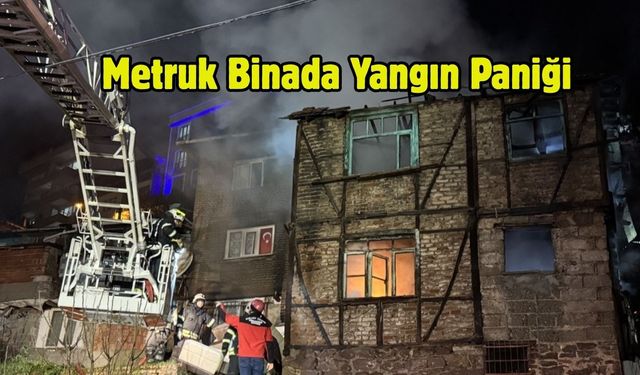 Metruk Binada Yangın Paniği