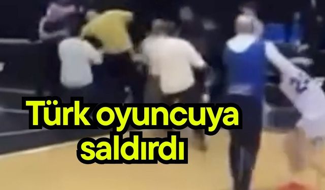 Türk oyuncuya saldırdı