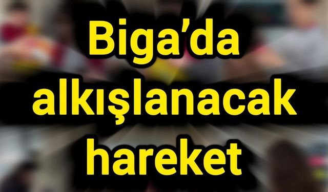 Biga’da alkışlanacak hareket: İyilik kolileri yola çıktı