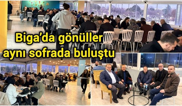 Biga’da gönüller aynı sofrada buluştu