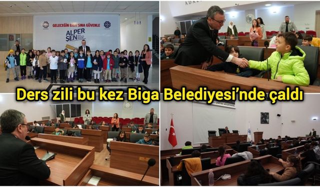 Ders zili bu kez Biga Belediyesi’nde çaldı