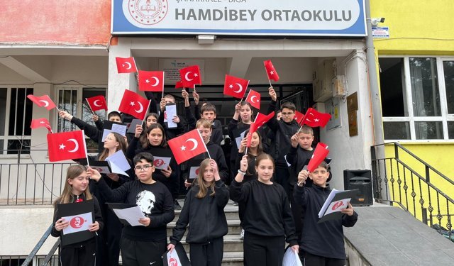 "Korkma" sedası Hamdibey Ortaokulu’nda yükseldi