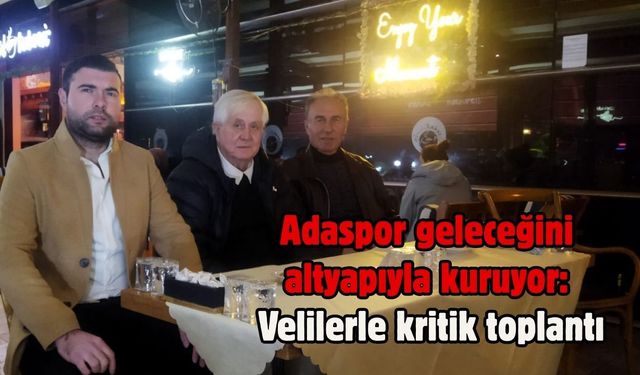 Adaspor geleceğini altyapıyla kuruyor: Velilerle kritik toplantı