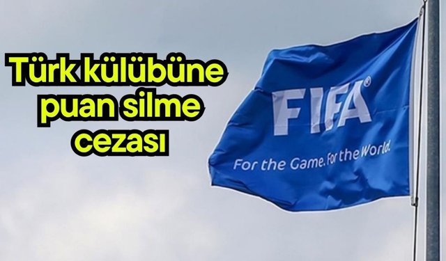 Türk külübüne puan silme cezası