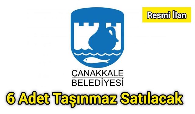 6 Adet Taşınmaz Satılacak