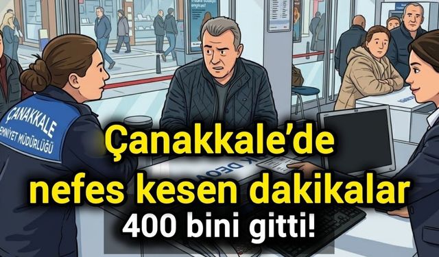 Çanakkale’de nefes kesen dakikalar: 400 bini gitti!