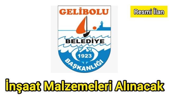 İnşaat Malzemeleri Alınacak