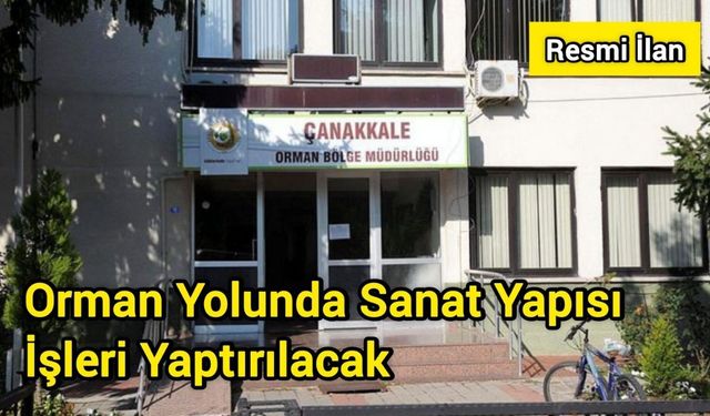 Orman Yolunda Sanat Yapısı İşleri Yaptırılacak