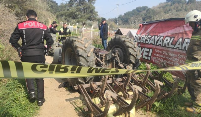 Traktörün altında kalan kişi hayatını kaybetti