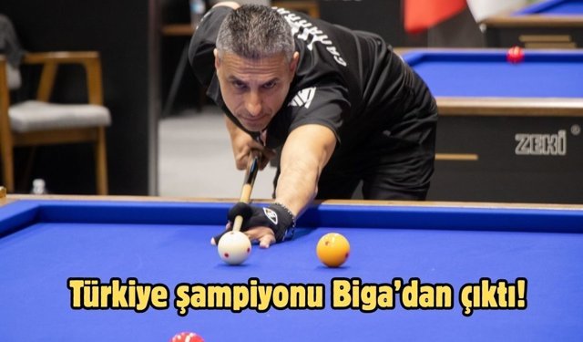 Türkiye şampiyonu Biga’dan çıktı! Berk Anlıpak kupayı kaldırdı