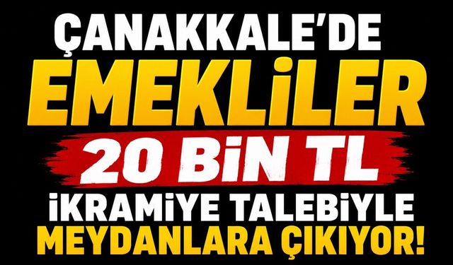 Emekliler 20 Bin TL İkramiye Talebiyle Alanlara Çıkıyor