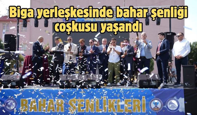 Biga yerleşkesinde bahar şenliği coşkusu yaşandı