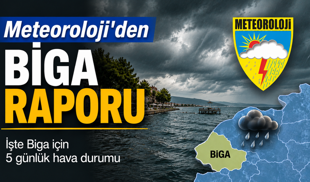 Meteoroloji'den Biga Raporu