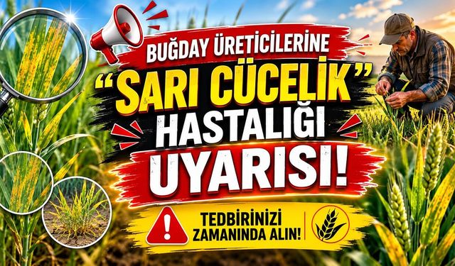 Buğday üreticilerine "sarı cücelik" hastalığı uyarısı
