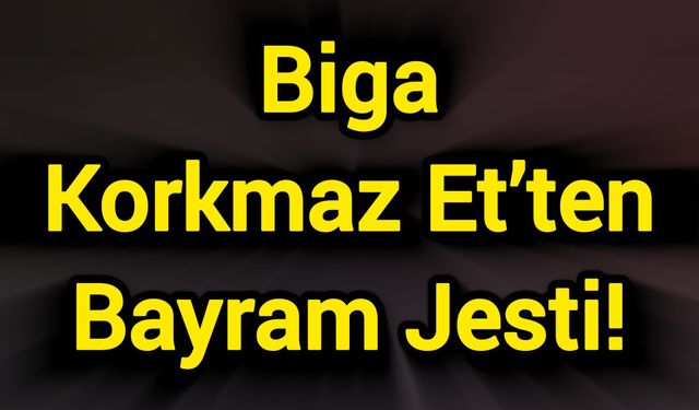 Korkmaz Et’ten Bayram Jesti!