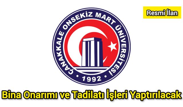 Bina Onarımı ve Tadilatı İşleri Yaptırılacak