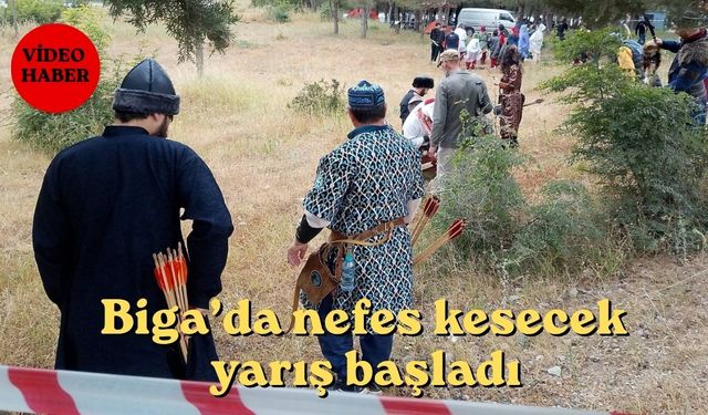 Biga’da nefes kesecek yarış başladı