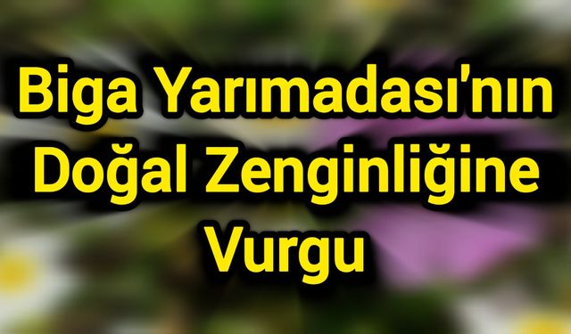 Biga Yarımadası'nın Doğal Zenginliğine Vurgu