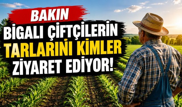 Bigalı Çiftçilerin Tarladaki Sadık Misafirleri!