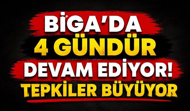 Biga’da 4 gündür süren kabus!