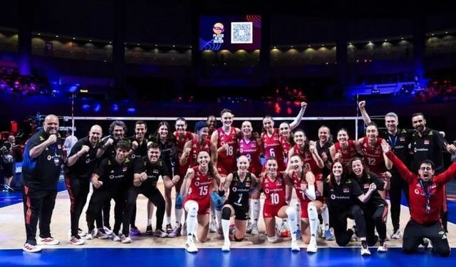 A Milli Kadın Voleybol Takımı, Milletler Ligi'nde finale yükseldi