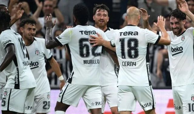 Beşiktaş, Avrupa Ligi'nde tek golle tur avantajını kaptı