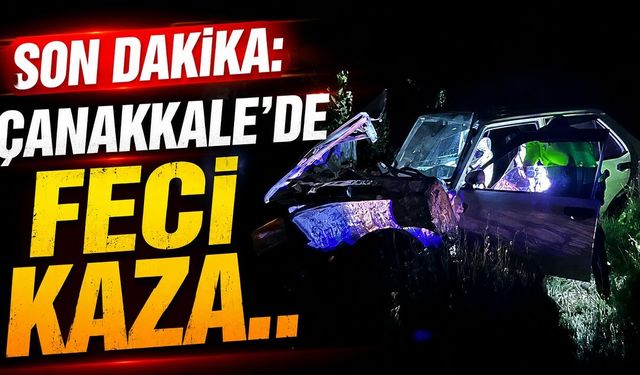 SON DAKİKA: Çanakkale'de Feci Kaza