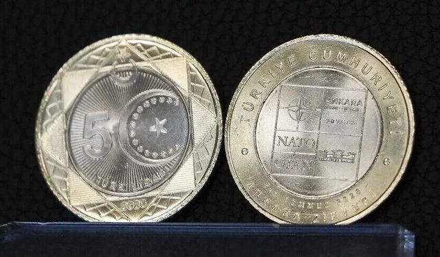 NATO Zirvesi anısına özel 5 lira basıldı