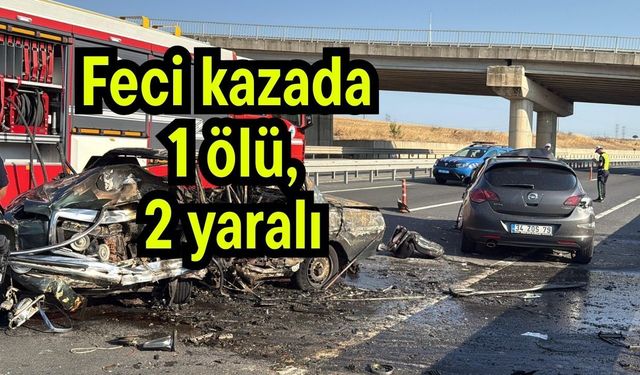 Feci kazada 1 ölü, 2 yaralı