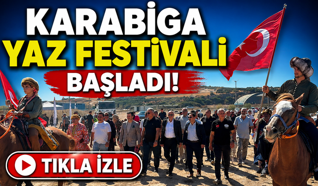 Karabiga Yaz Festivali Başladı