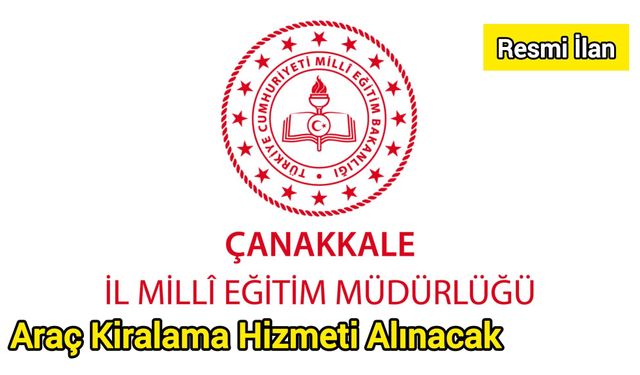 Araç Kiralama Hizmeti Alınacak