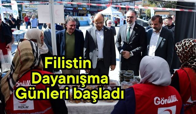 Filistin Dayanışma Günleri başladı