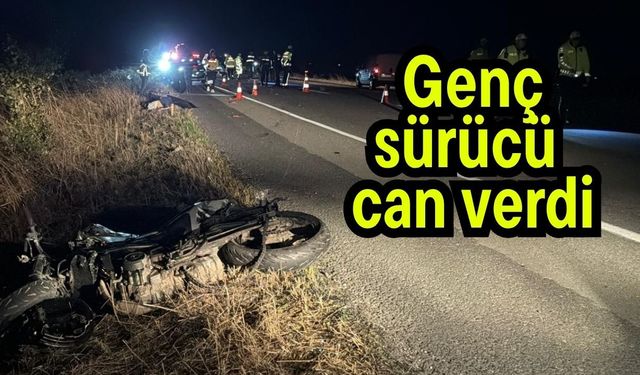 Genç sürücü can verdi