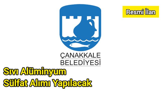 Sıvı Alüminyum Sülfat Alımı Yapılacak