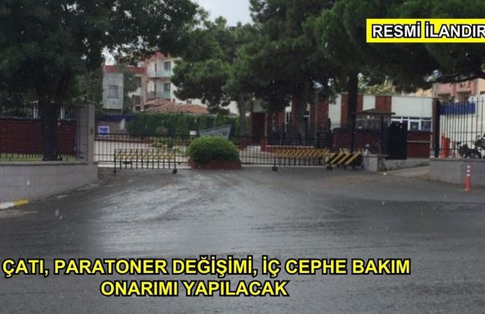 Çatı, Paratoner Değişimi, İç Cephe Bakım Onarımı Yapılacak