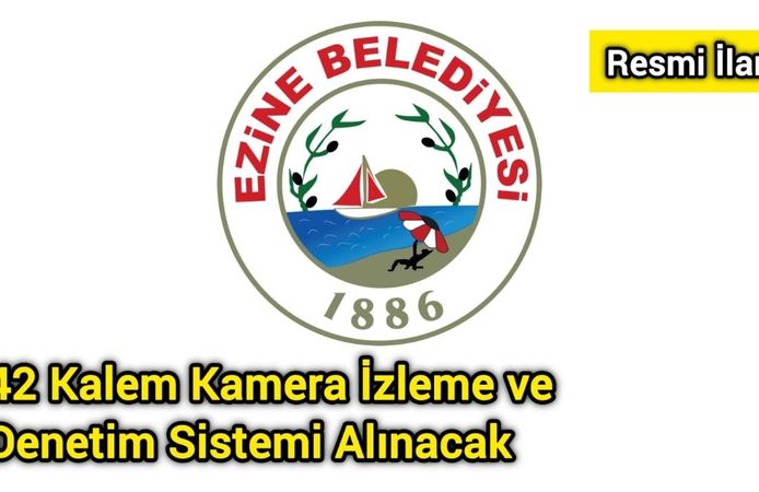 42 Kalem Kamera İzleme ve Denetim Sistemi Alınacak